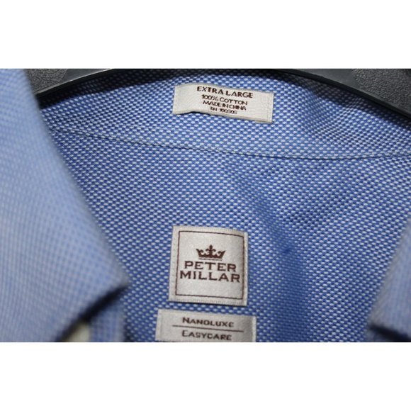 peter millar long sleeve button up XL with Gonzaga Bulldog - Picture 8 of 9